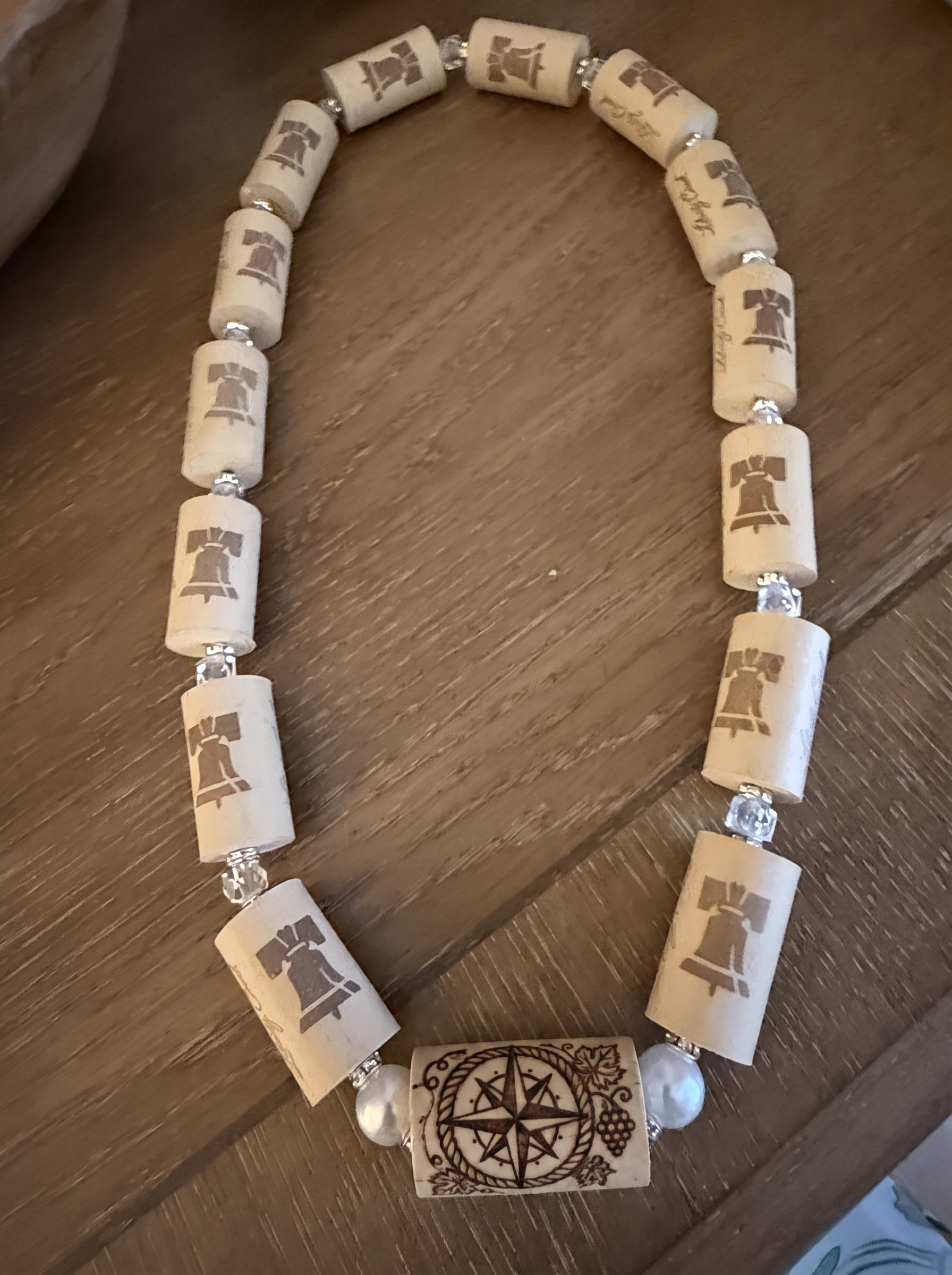 Synthetic Cork Necklace
