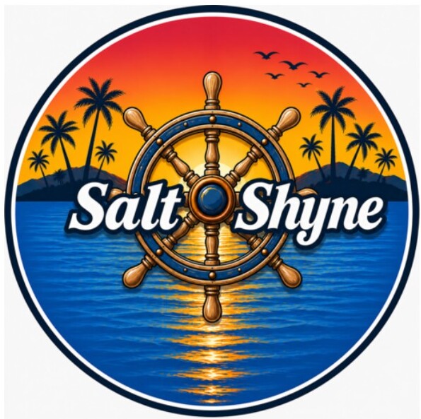 Sunset Ship Wheel Circle
