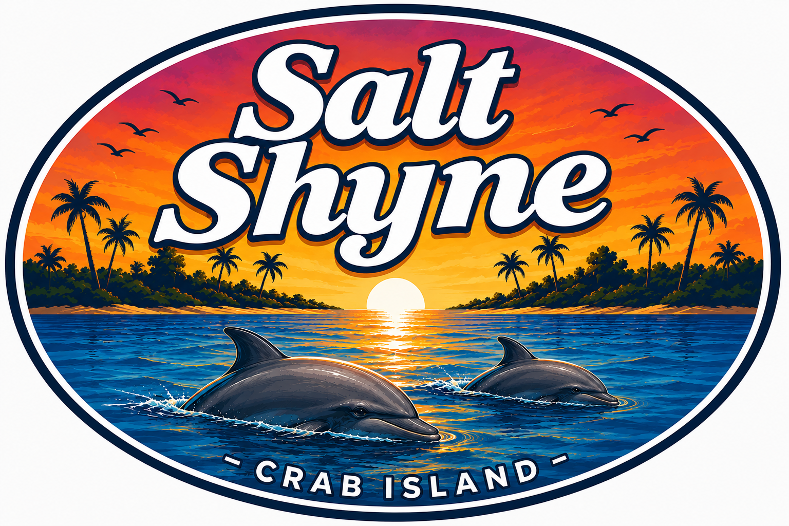 Sunset Dolphins