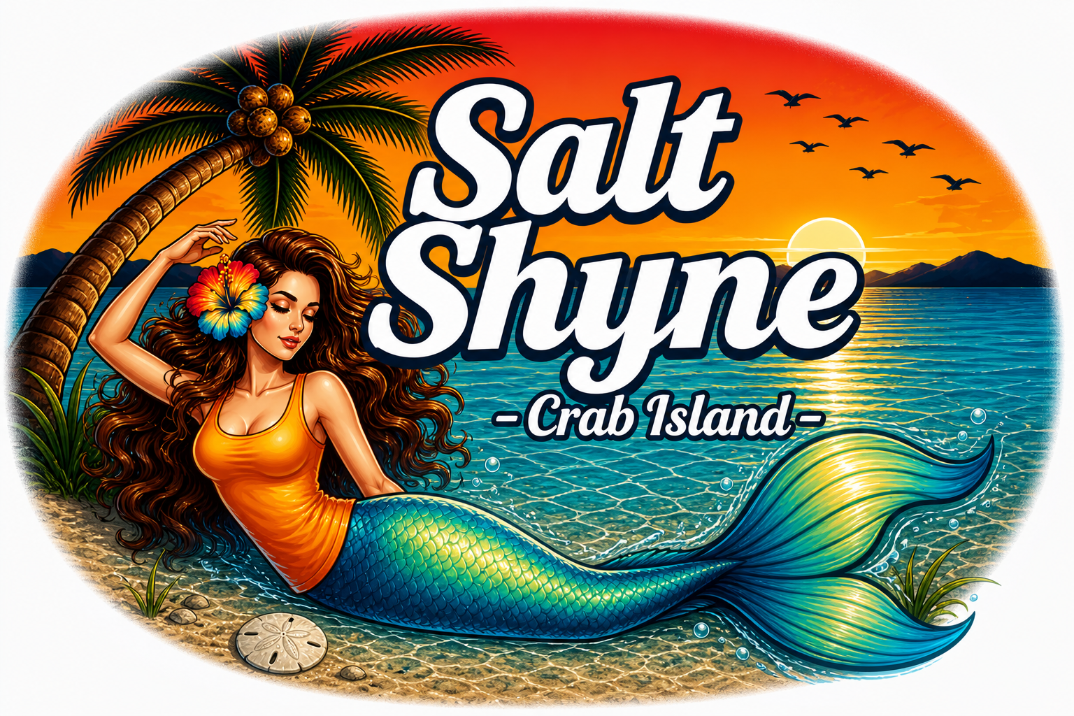 Salt Shyne Horizontal Mermaid