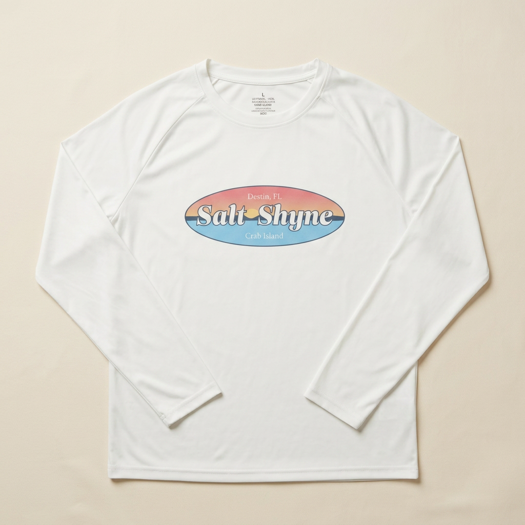 Salt Shyne Sunset Oval Sunshirt