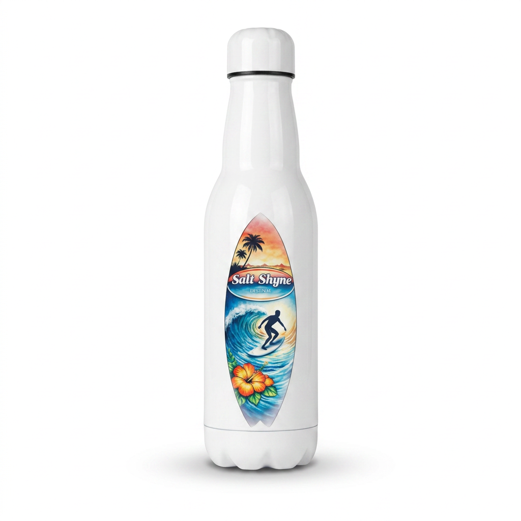 Salt Shyne Surfboard Bottle