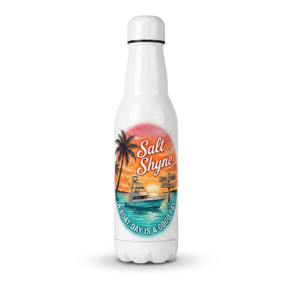 A Boat Day Is A Good Day Bottle