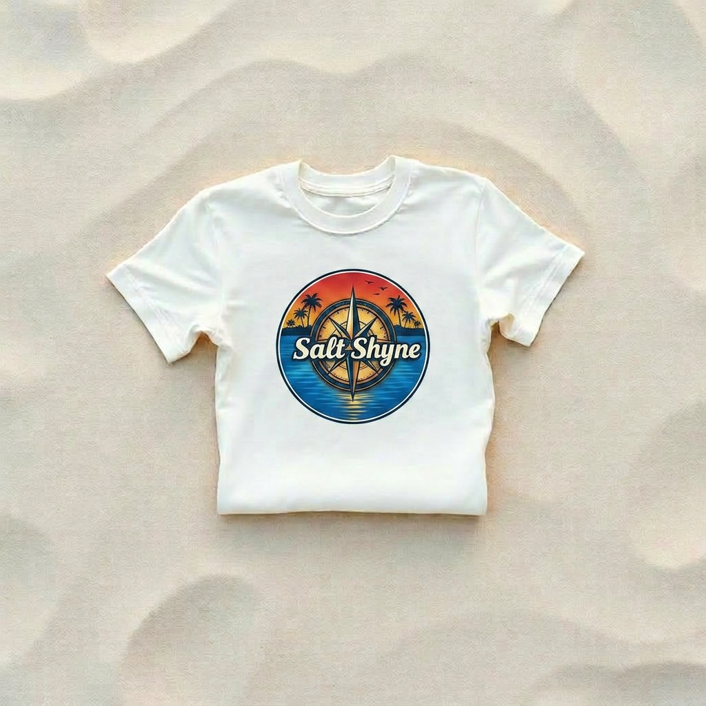 Crab Island Compass Tee